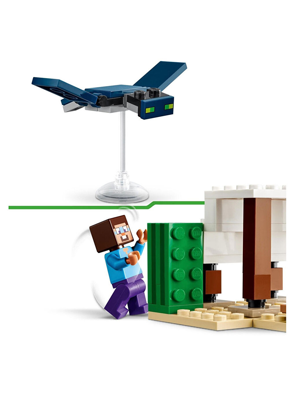 Lego Renksiz Minecraft Steve'İn Çöl Keşfi 21251 - 4