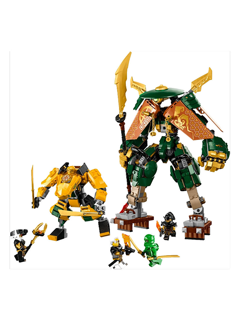 Lego Renksiz Ninjago Lloyd ve Arin'in Ninja Ekibi Robotları 71794 - 5