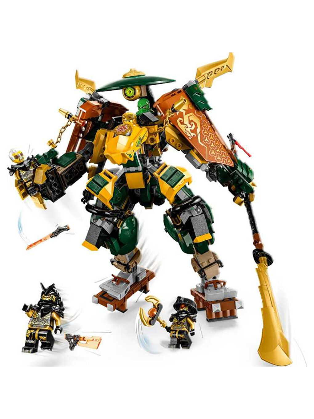 Lego Renksiz Ninjago Lloyd ve Arin'in Ninja Ekibi Robotları 71794 - 6