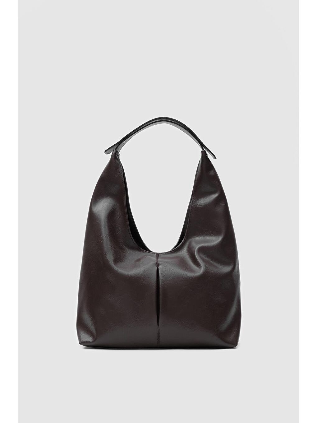 Kahverengi Zaura Salaş Omuz Çantası Acı Kahve