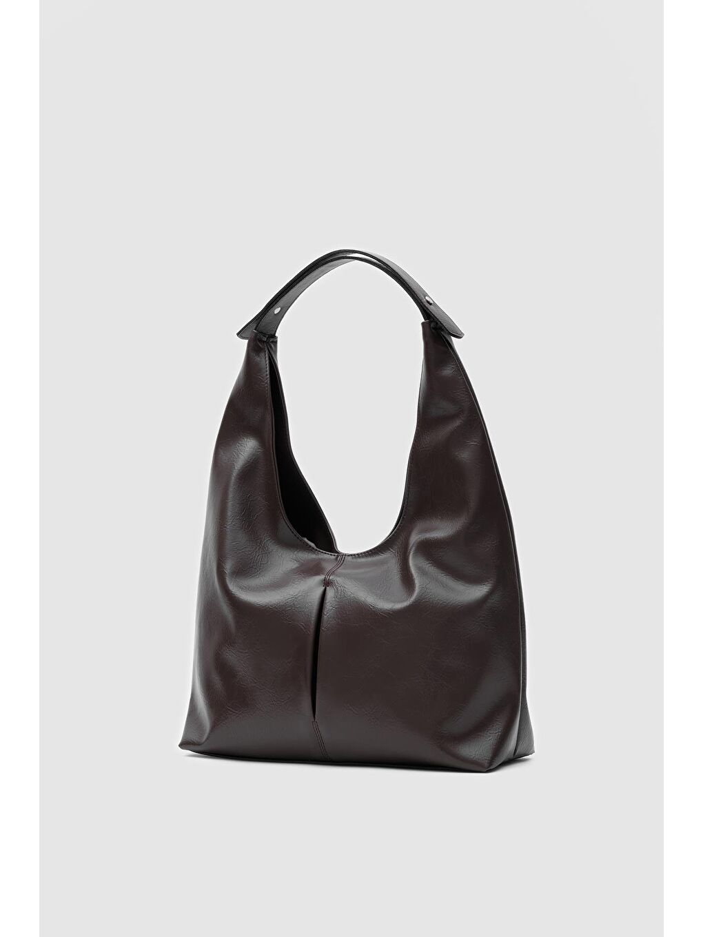 Kahverengi Zaura Salaş Omuz Çantası Acı Kahve-1