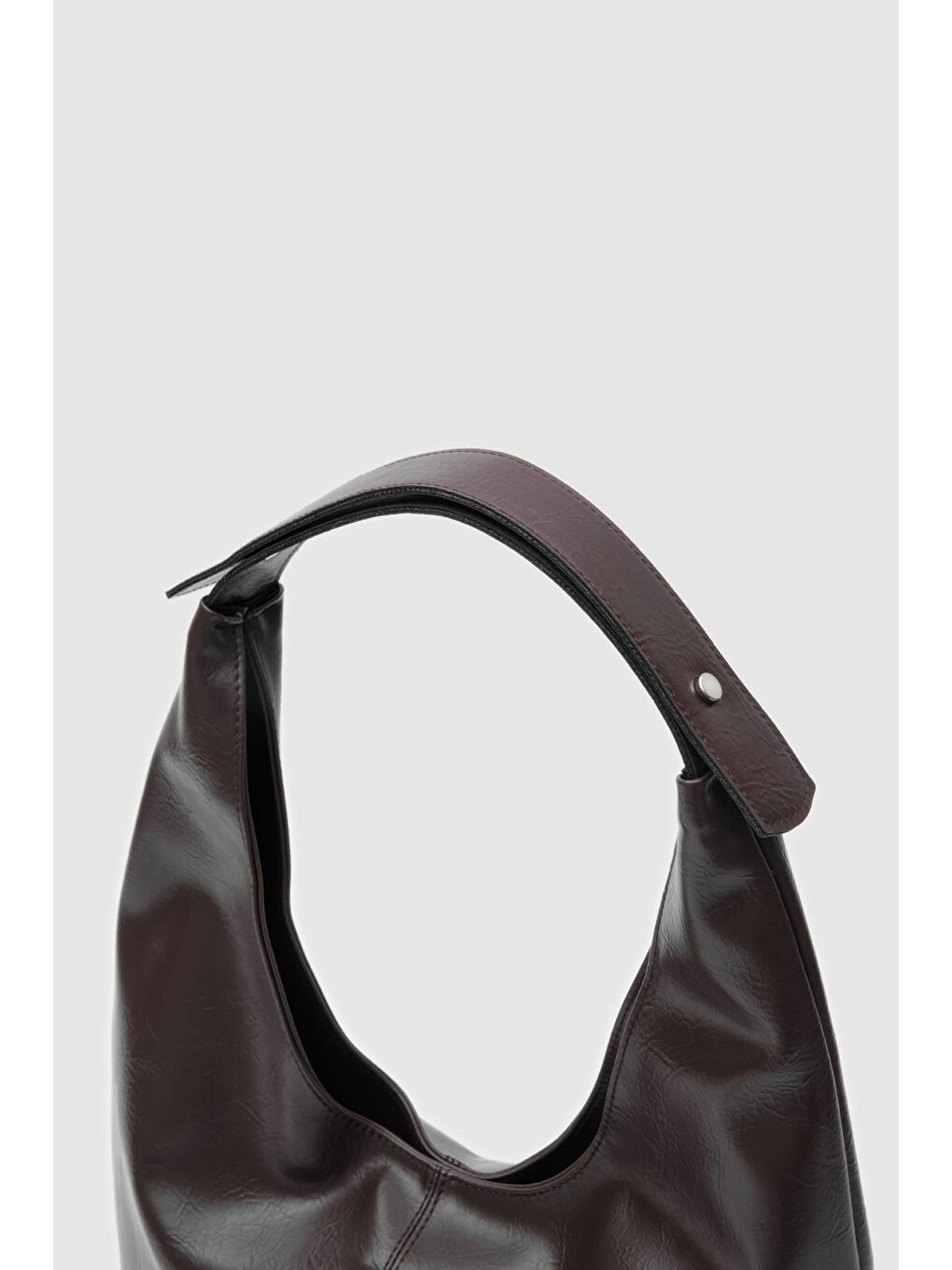 Kahverengi Zaura Salaş Omuz Çantası Acı Kahve-4