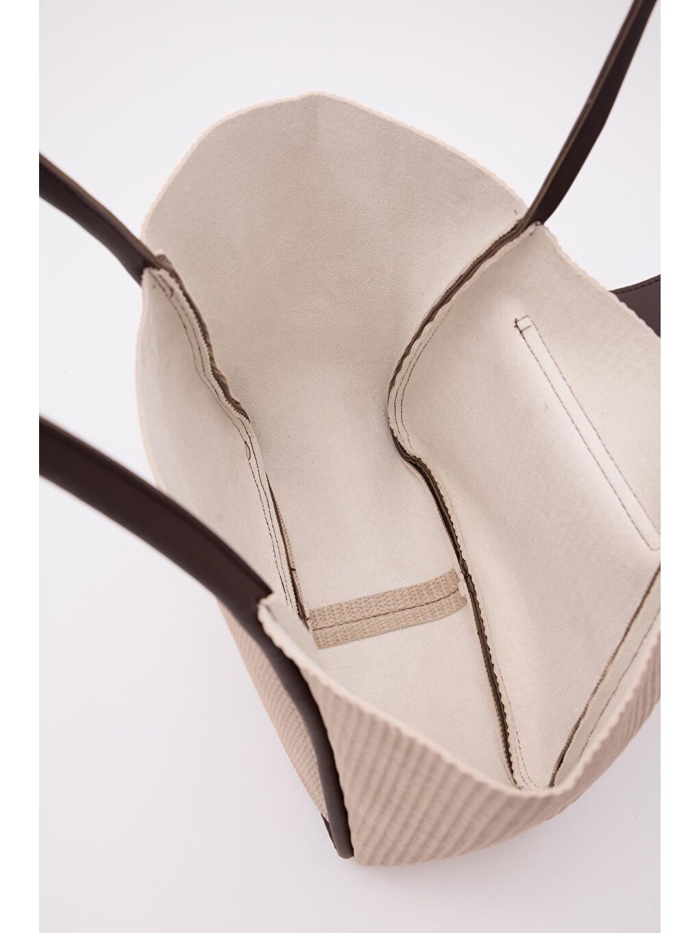 Petre Hasır Omuz Çantası Bej-7