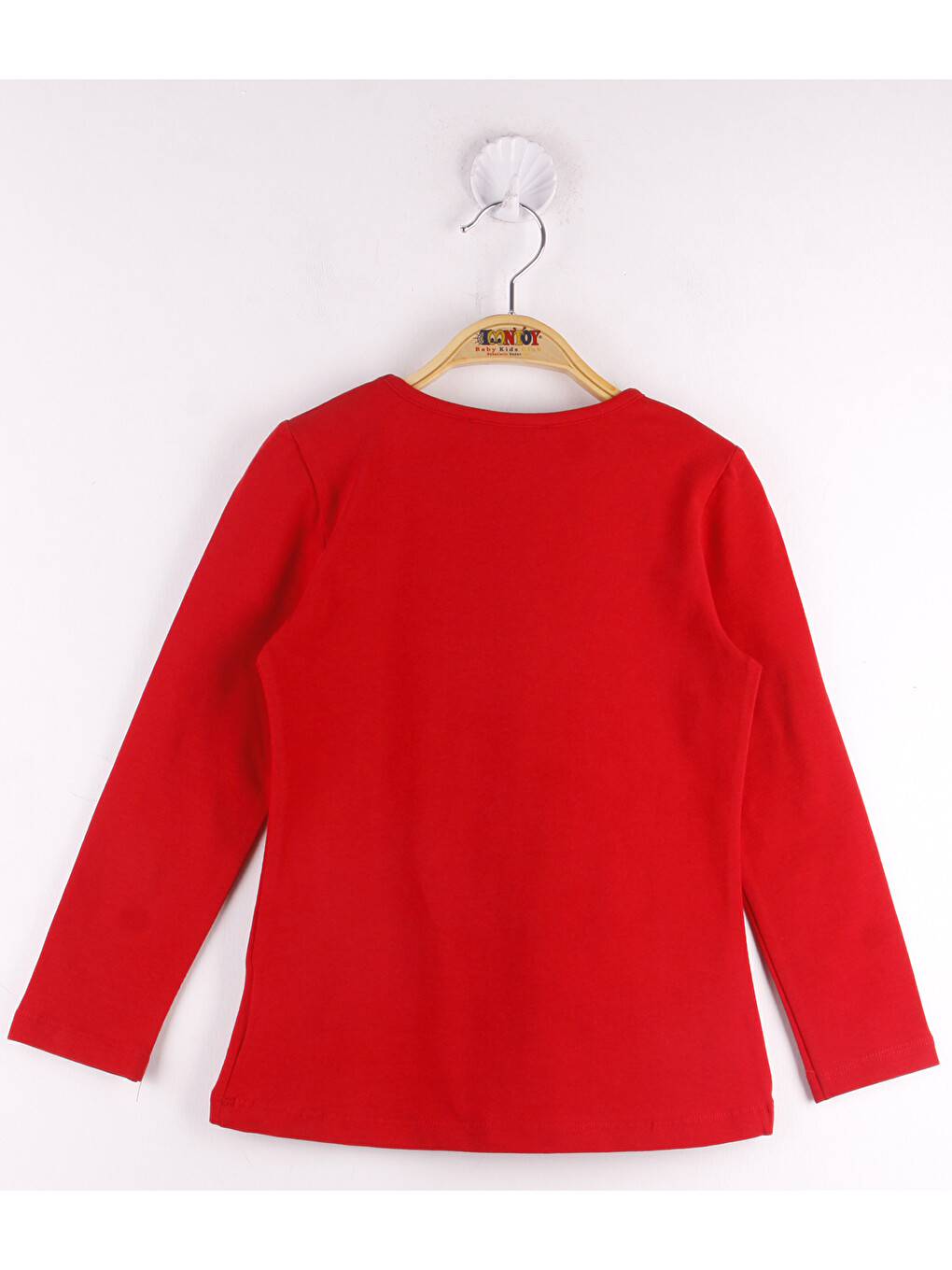 Kırmızı Kız Çocuk Sweatshırt-1