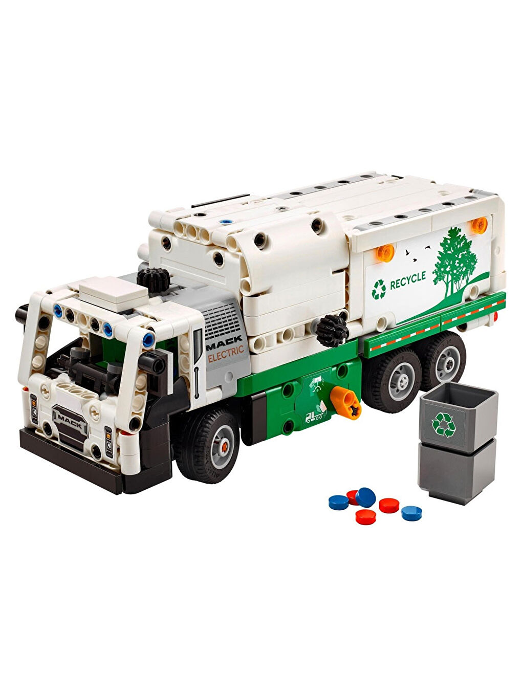 Lego Renksiz Technic Mack Lr Electric Çöp Kamyonu 42167 - 1