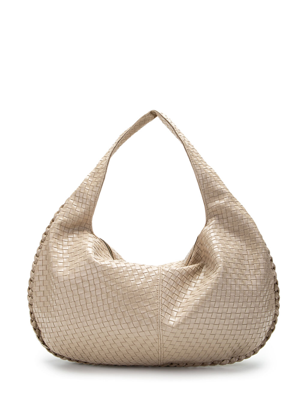 Salaş Örgü Detay Lauren Kadın Kol Çanta Bej