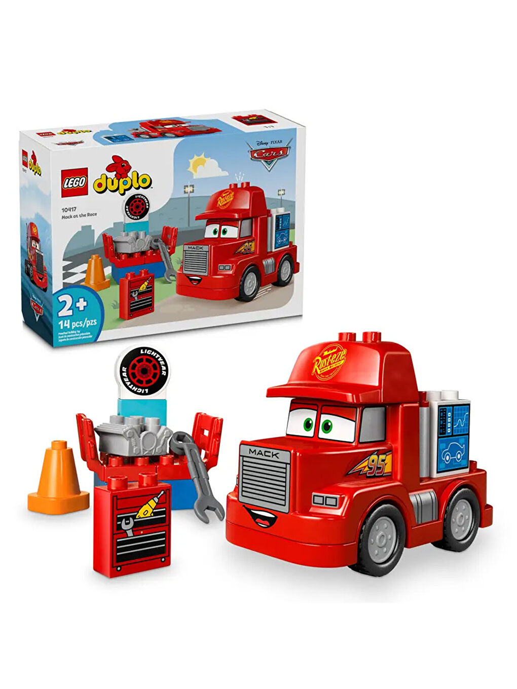 Lego Duplo Disney ve Pixar Arabalar Mack Yarışta 10417