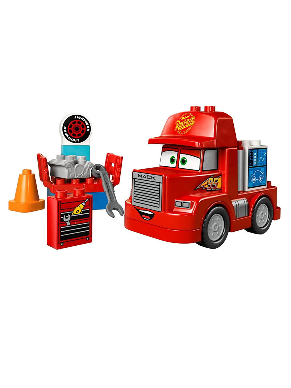 Lego Duplo Disney ve Pixar Arabalar Mack Yarışta 10417 - 1