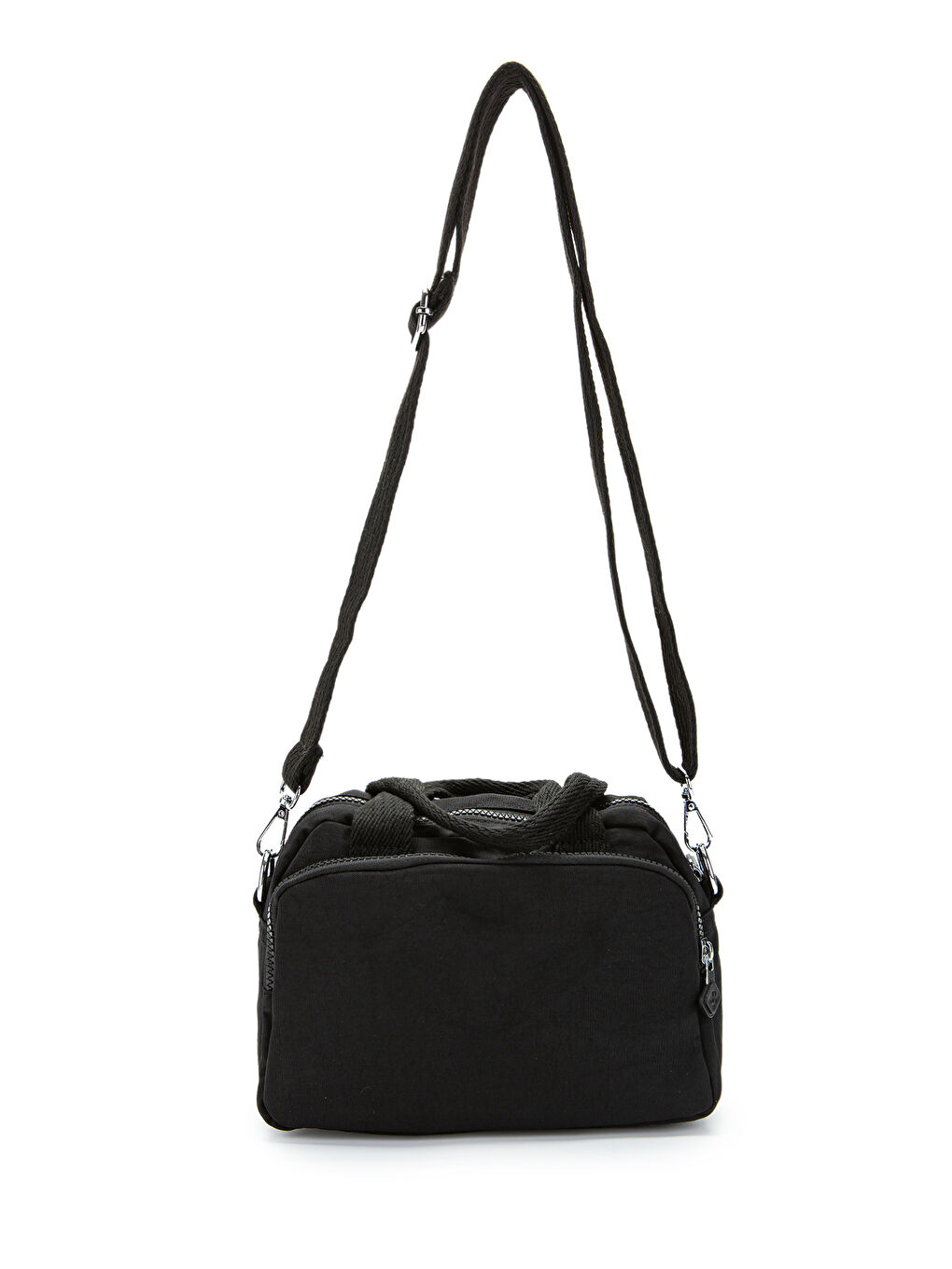 Klinkır Kumaş Kadın Çapraz Çanta Shay Siyah-3