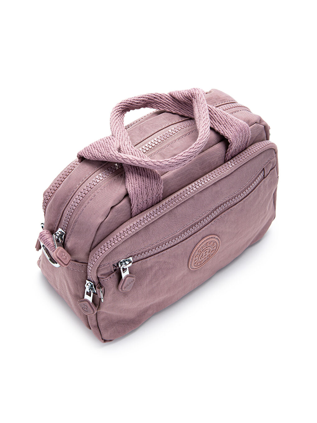 Klinkır Kumaş Kadın Çapraz Çanta Shay Mürdüm-2