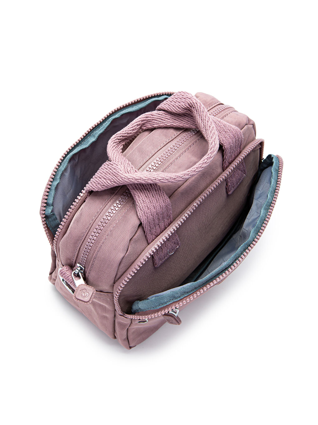 Klinkır Kumaş Kadın Çapraz Çanta Shay Mürdüm-4