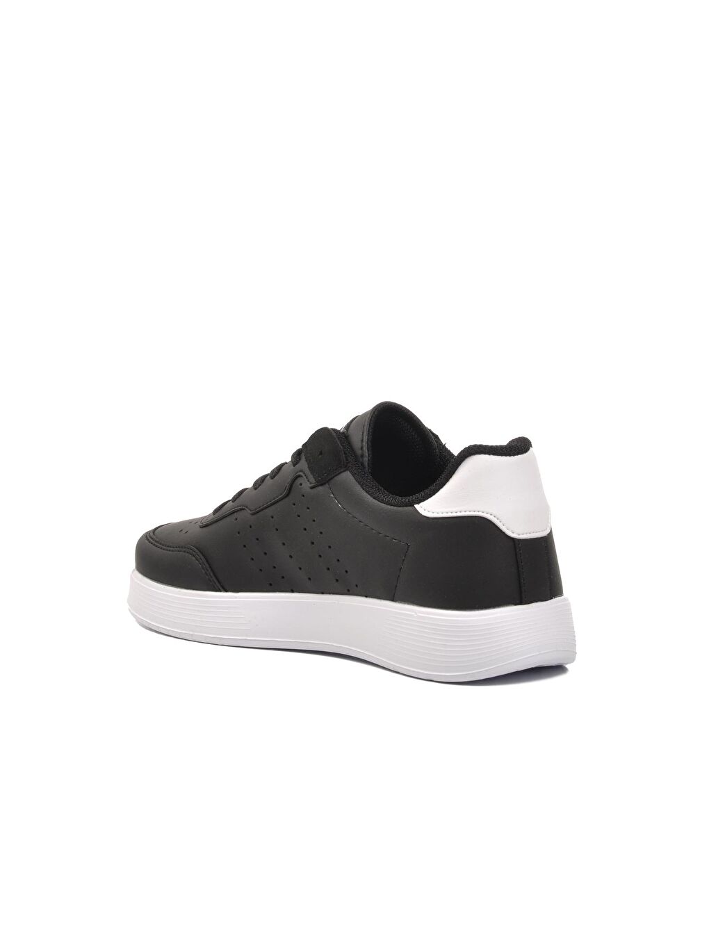 Siyah-Beyaz Bağcıklı Unisex Sneaker 158-3