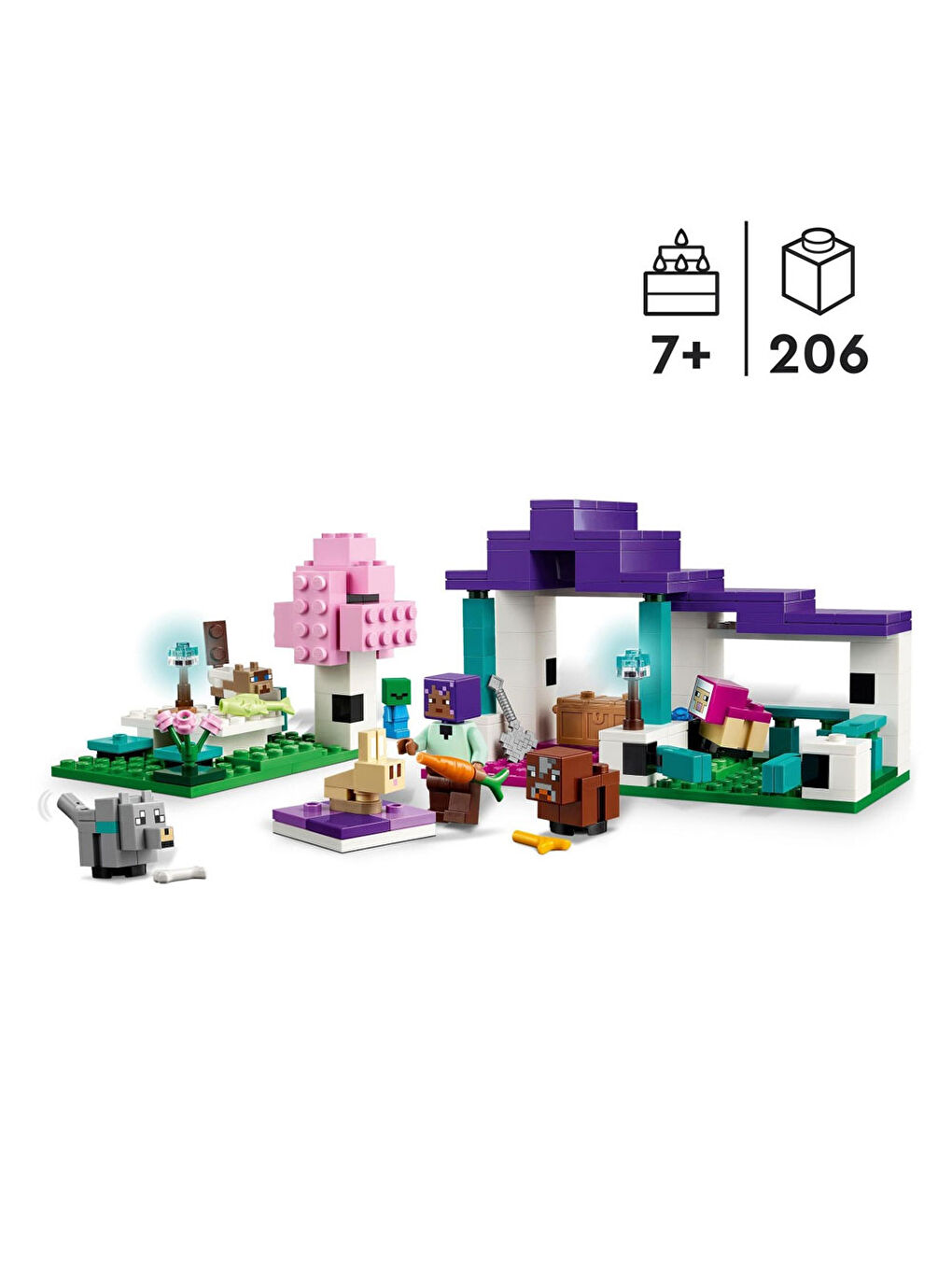 Lego Renksiz Minecraft Hayvan Barınağı 21253 - 4