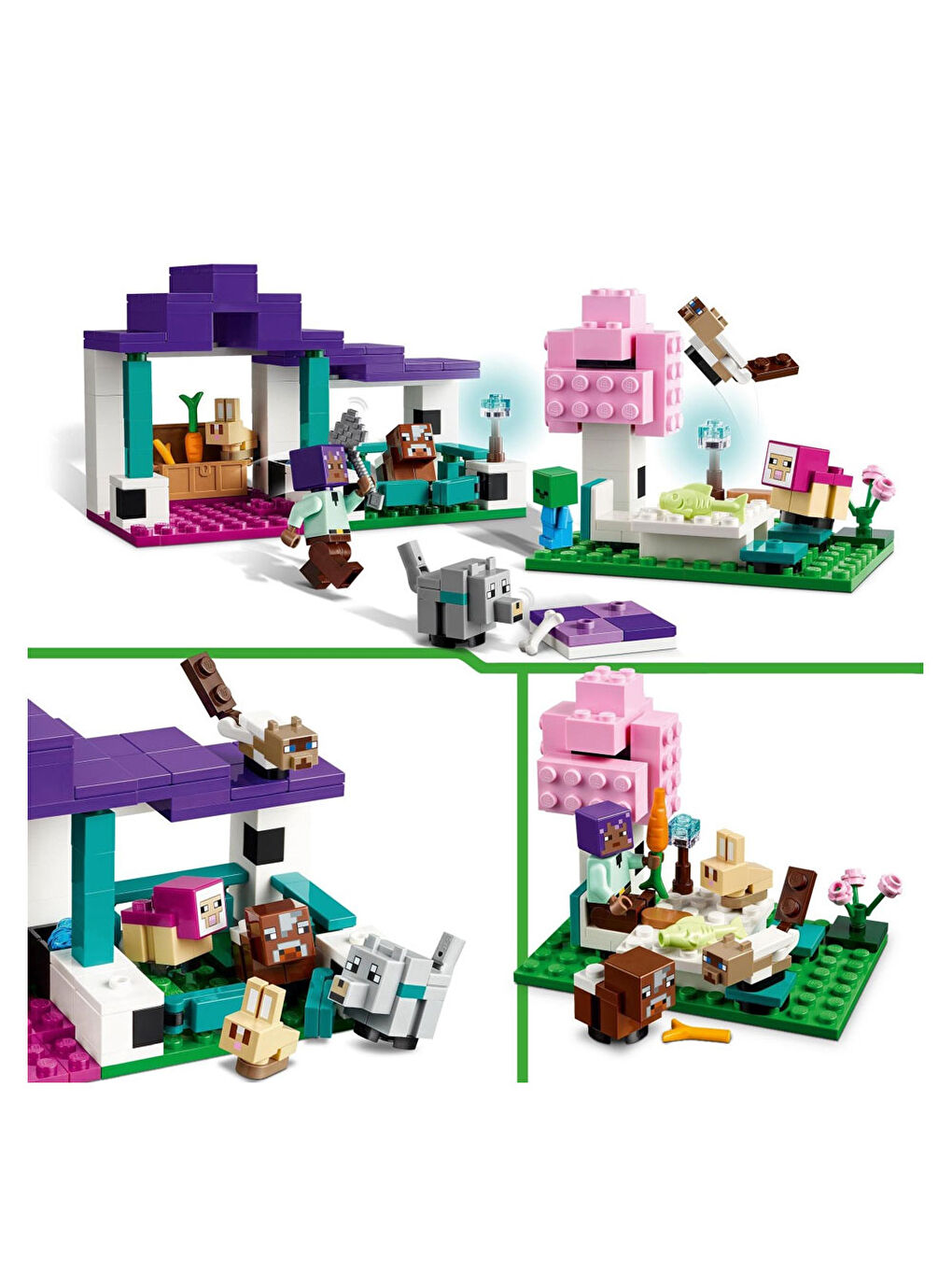 Lego Renksiz Minecraft Hayvan Barınağı 21253 - 5