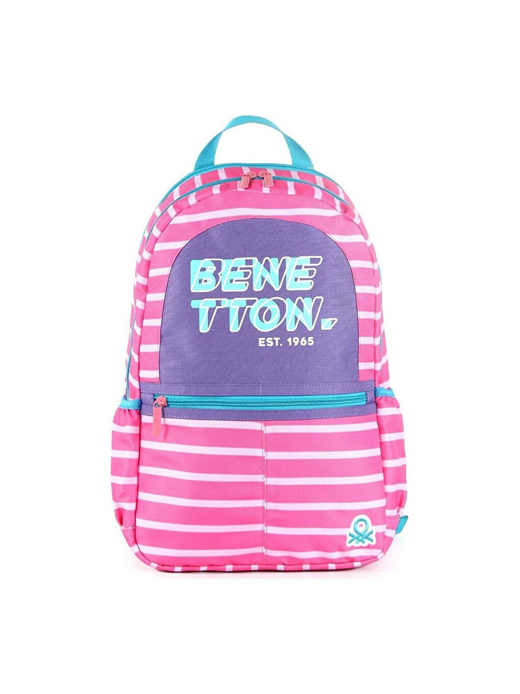 United Colors Of Benetton Pembe Laptop Bölmeli Okul Sırt Çantası İki Bölmeli Pembe 03752