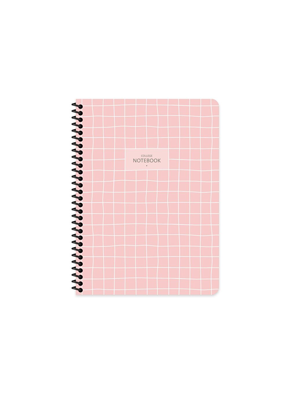 Keskin Color Pembe 16.5x22.5 Kareli Defter College - Pembe