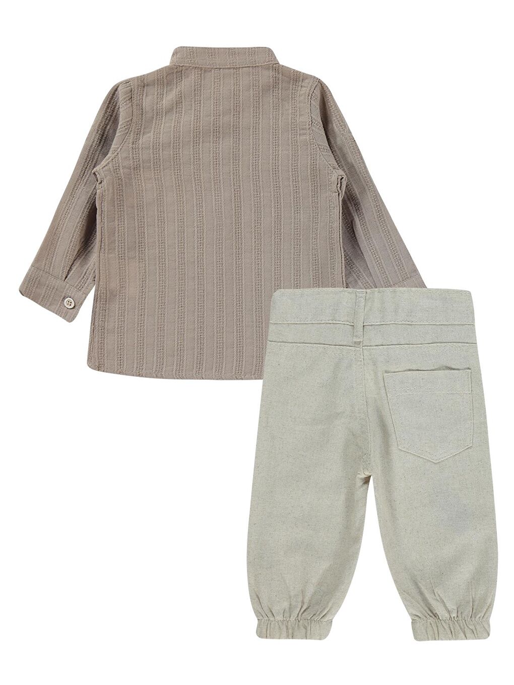 Fularlı 3 Lü 6-18 Ay Takım - Bej 12-18 Ay-2