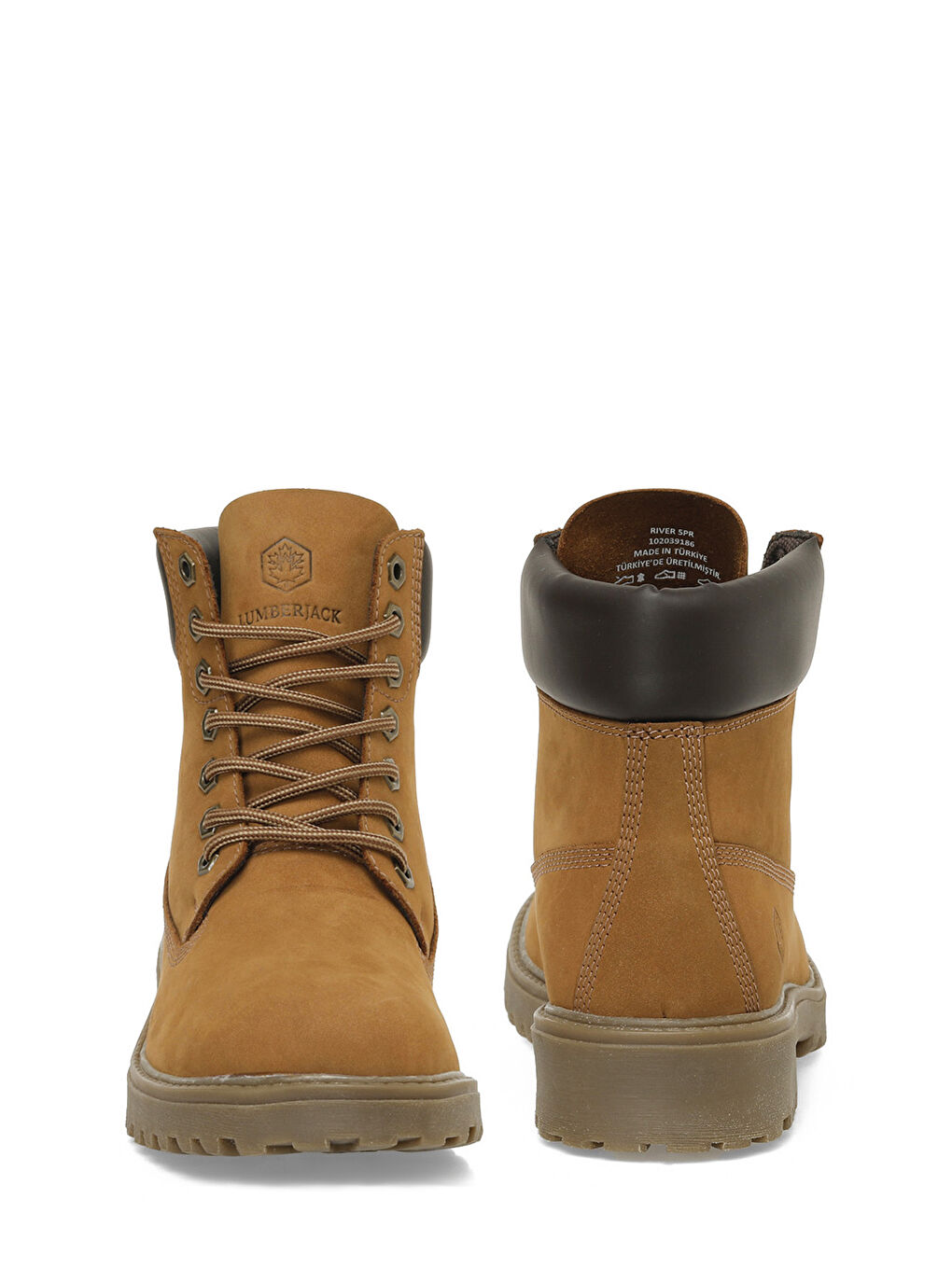 Kahverengi RIVER 5PR Tarçın Erkek Worker Bot-4