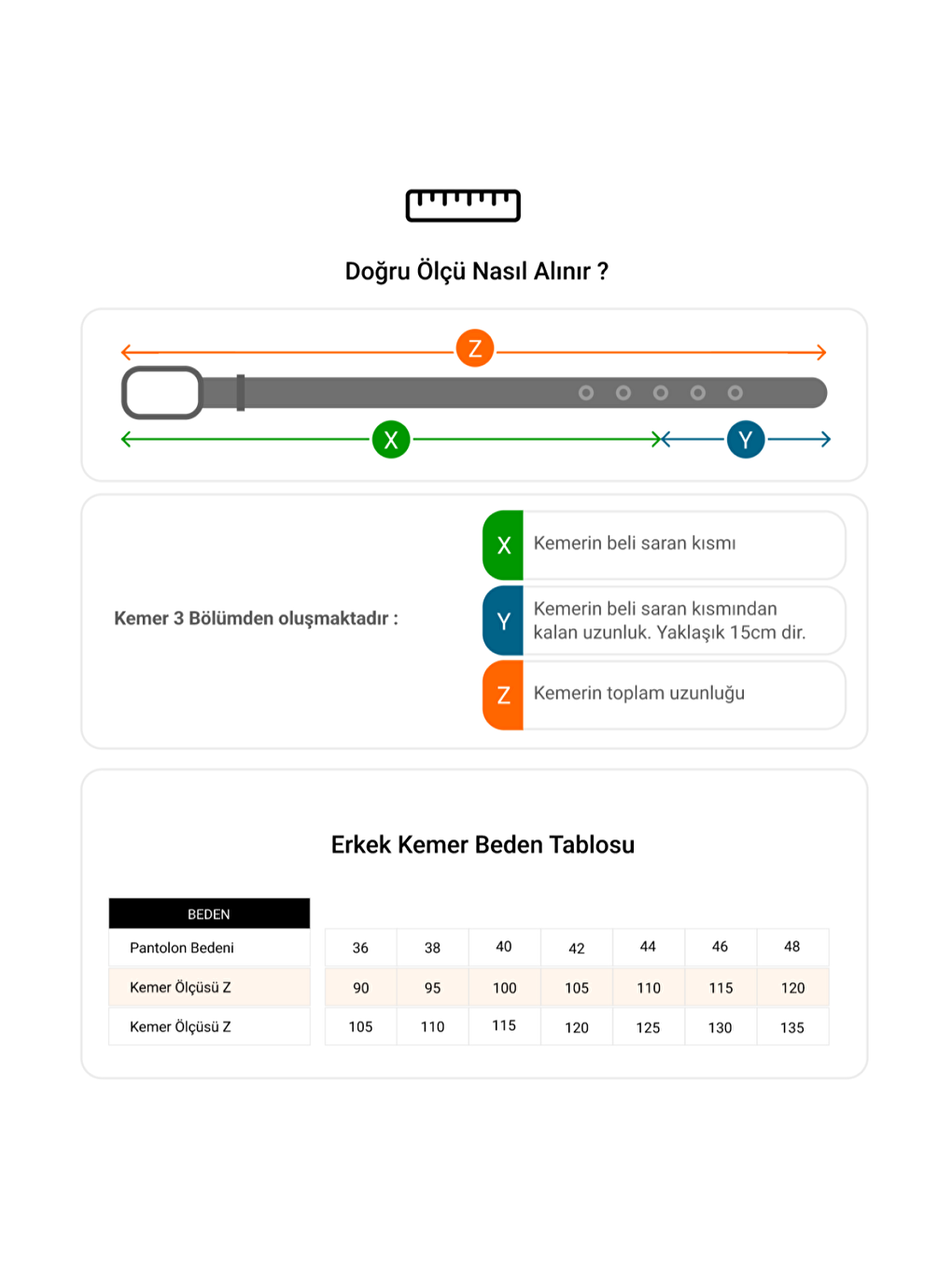 GM EDGE HAKIKI DERI 5PR Kahverengi Erkek Kemer-1