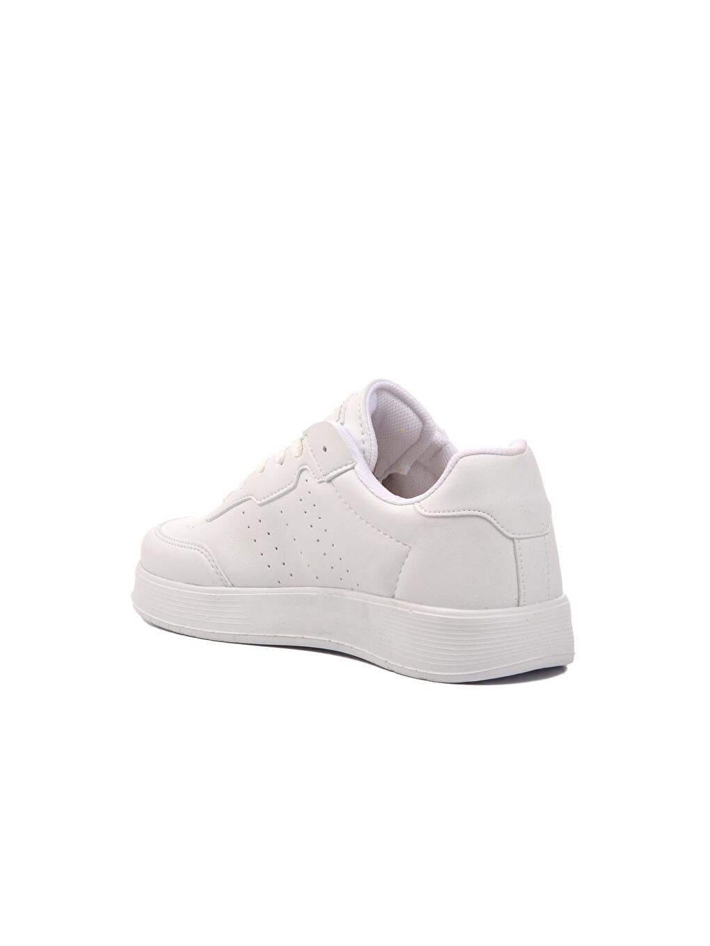 Beyaz Bağcıklı Unisex Sneaker 158-3