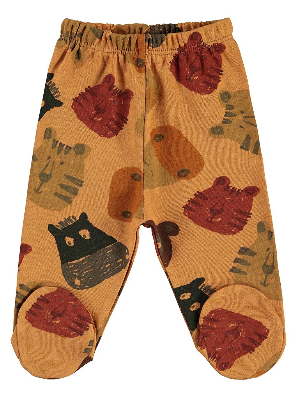 Turuncu Bebek 2'li Patikli Tek Alt 1-3 Ay Bakır-2