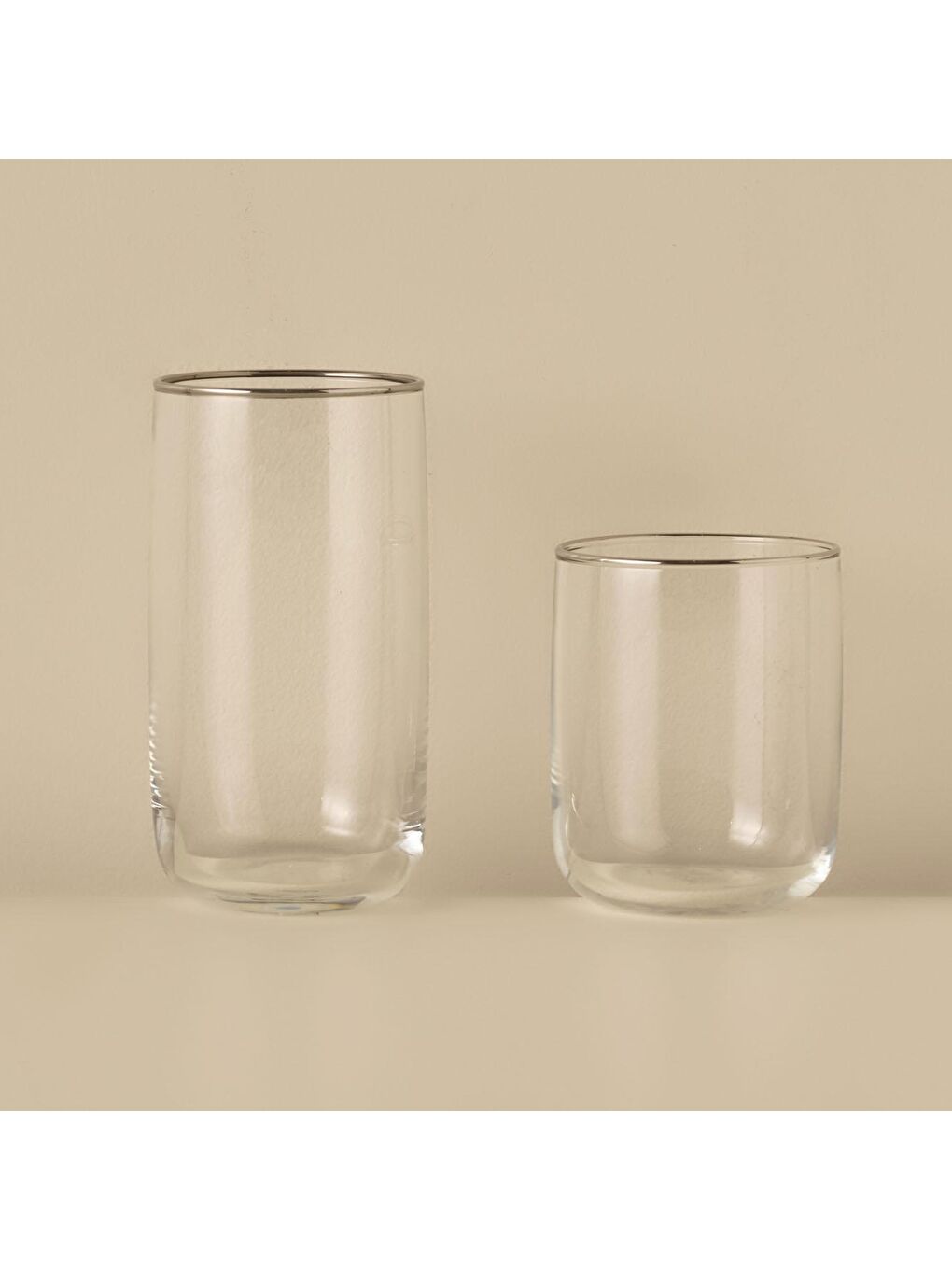 Gri Premium Bardak Set 12'li Silver