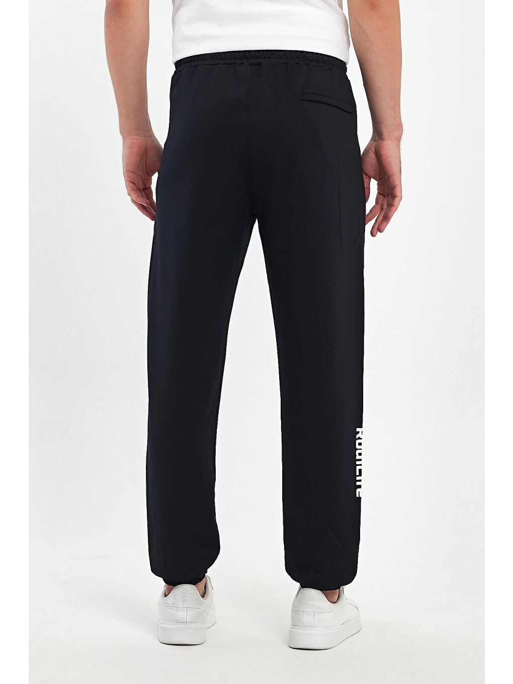 Lacivert Erkek R Logolu Eşofman Alt-3