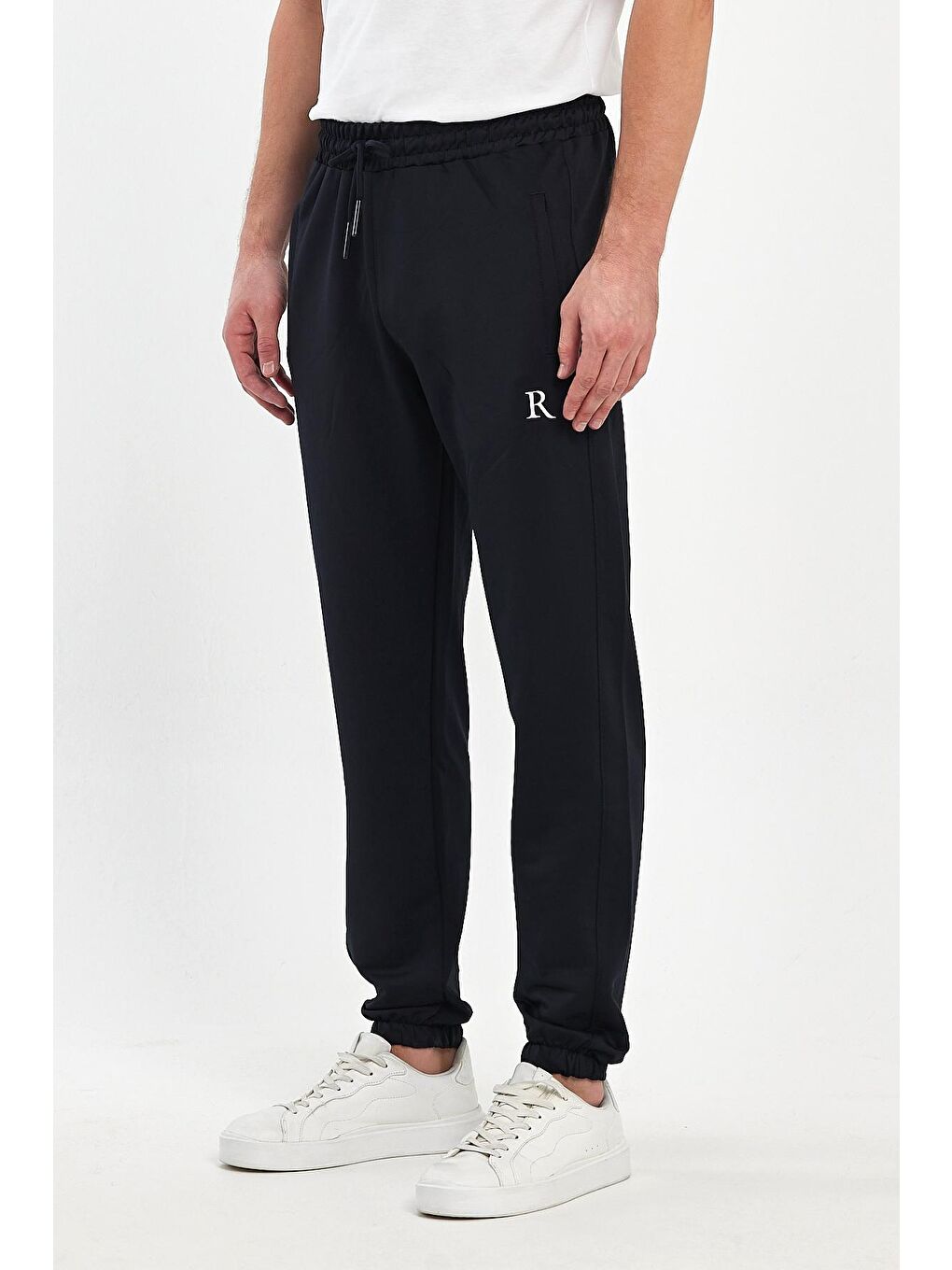 Lacivert Erkek R Logolu Eşofman Alt-4