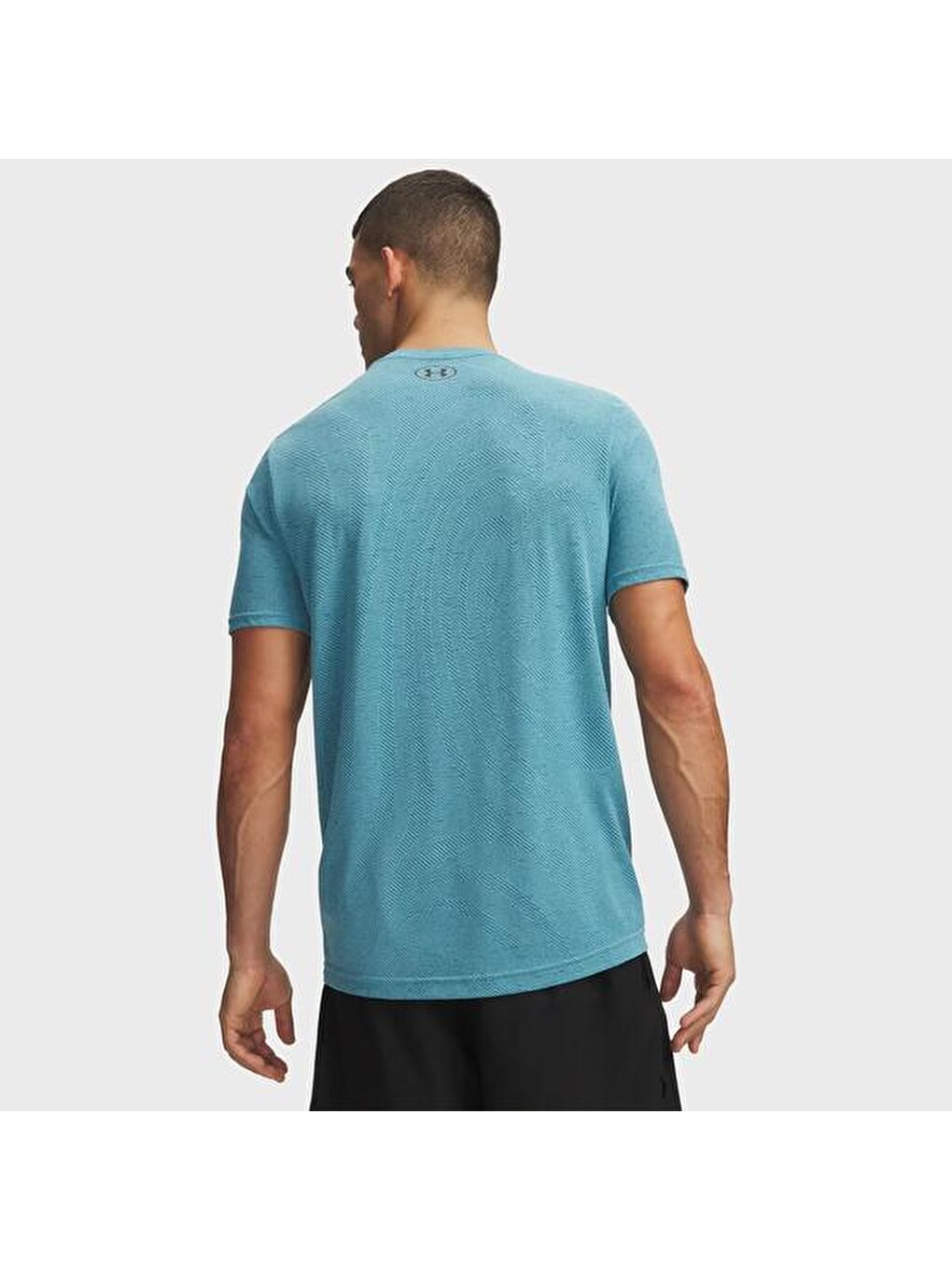 Vanish Seamless Novelty Erkek Mavi Tişört-1