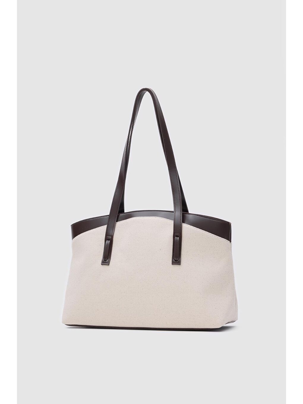 Citta Kanvas Tote Bag Kahverengi-3