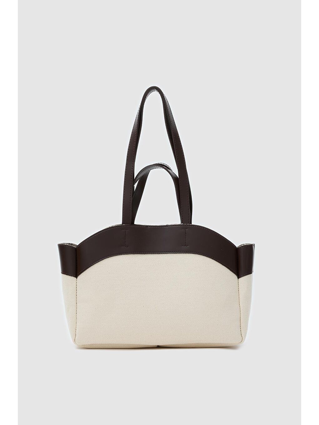 Higgs Kanvas Omuz Çantası Kahverengi