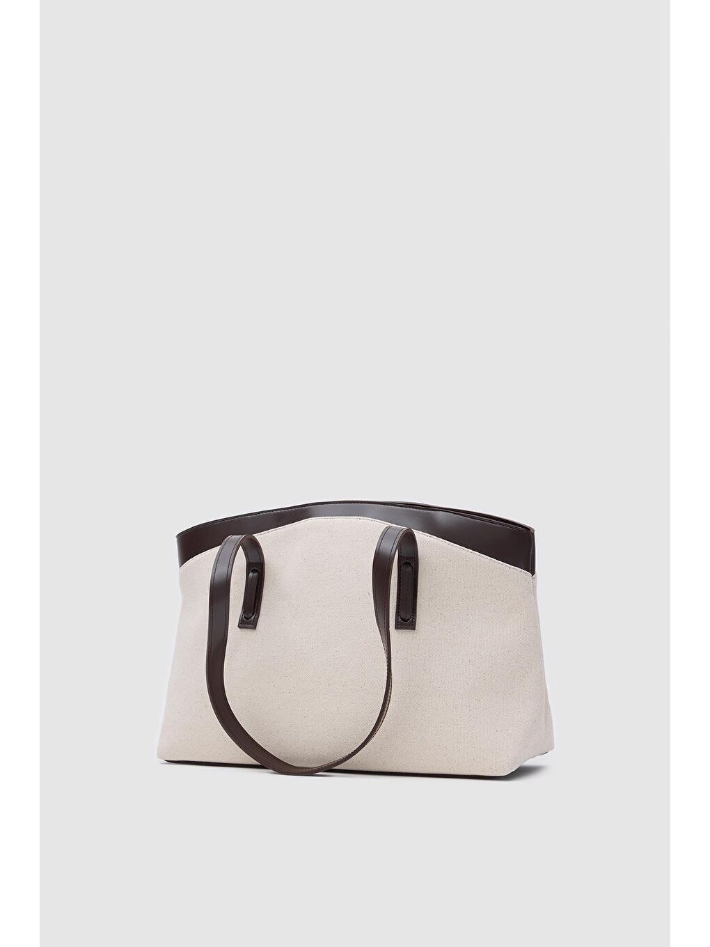 Citta Kanvas Tote Bag Kahverengi-4