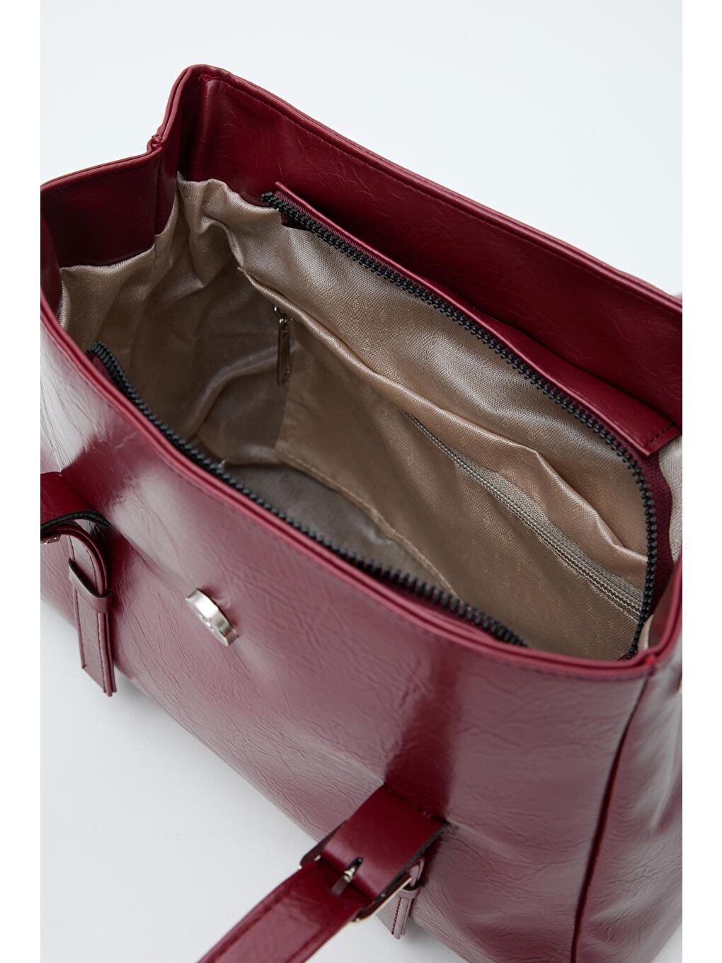 Loma Omuz Çantası  Bordo-5