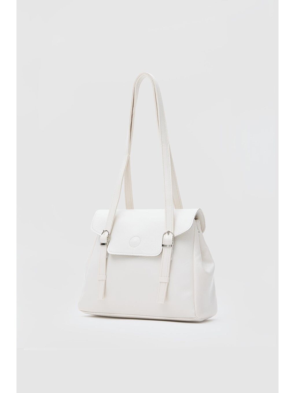 Ekru Loma Omuz Çantası  Krem-3