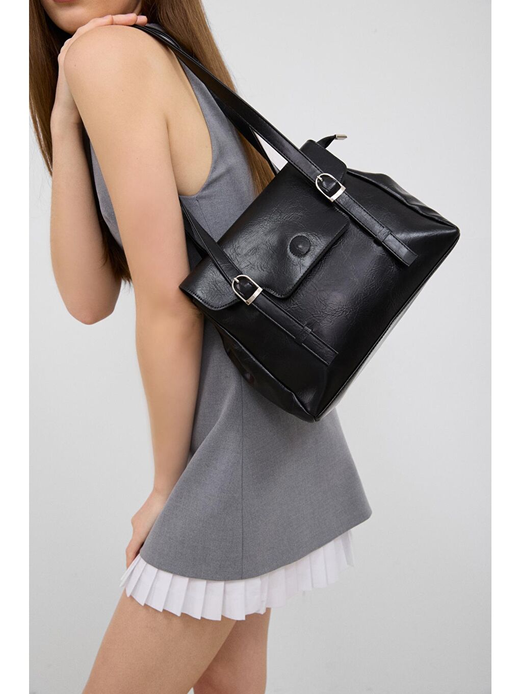 Loma Omuz Çantası  Siyah-1