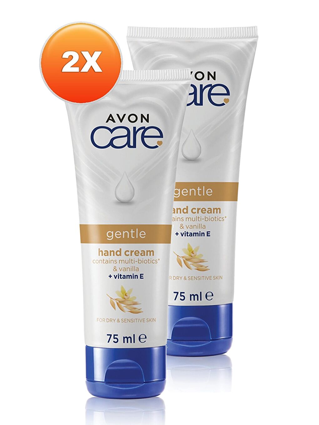 AVON Renksiz Care Vanilya Içeren E Vitaminli Kuru Ciltler İçin El Kremi 75 Ml. İkili Set - 1