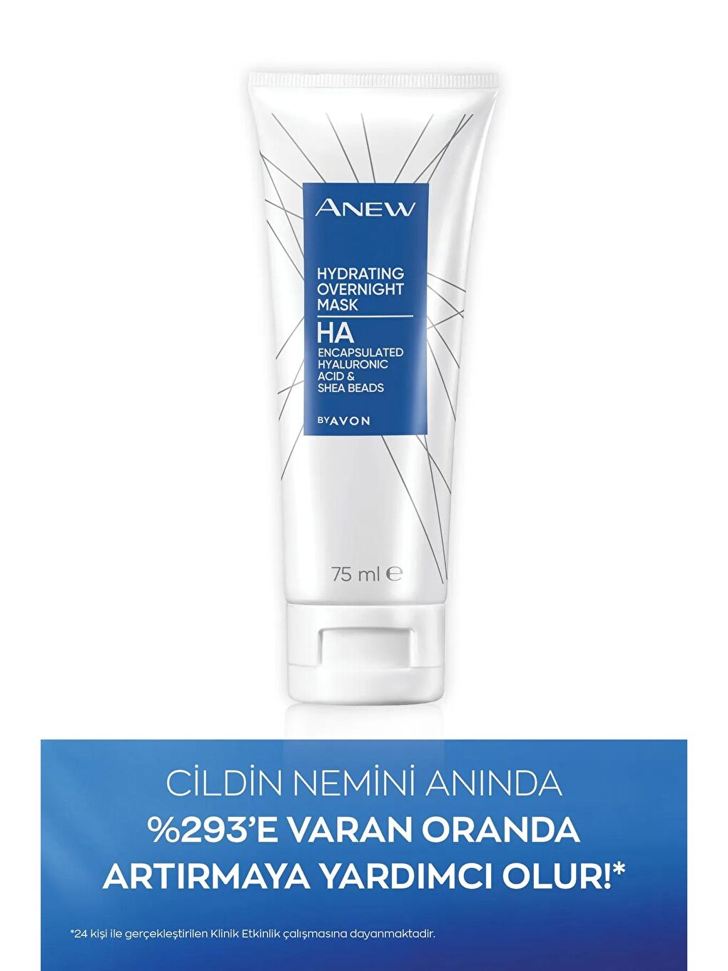 AVON Renksiz Anew Nemlendirici Gece Maskesi 75 Ml. - 1