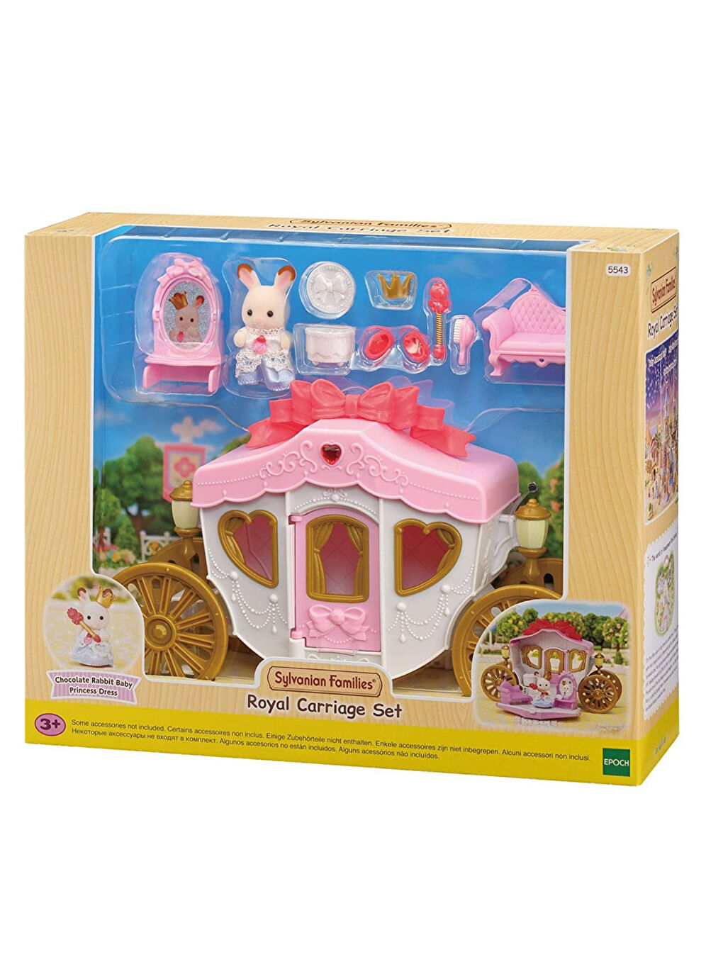 Sylvanian Families Renksiz Kraliyet Arabası 5543 - 4