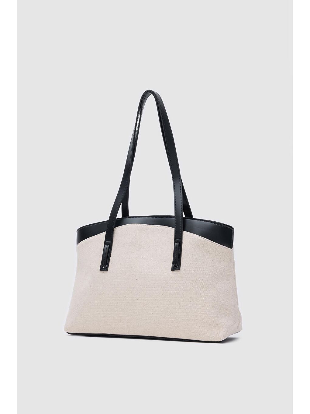Citta Kanvas Tote Bag Siyah-4