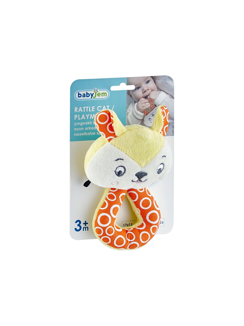 Babyjem Sarı Çıngıraklı Kedi Oyun Arkadaşım Sarı - 6