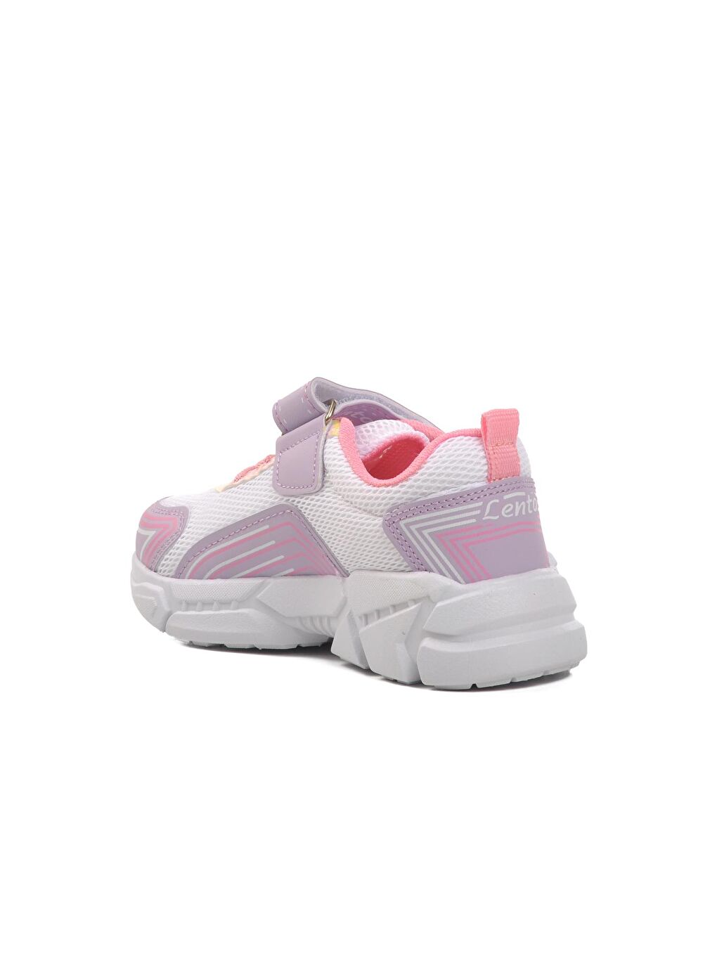 Ayakmod Beyaz-Mor Beyaz-Lila Cırtlı Unisex Çocuk Sneaker A-36-P - 3