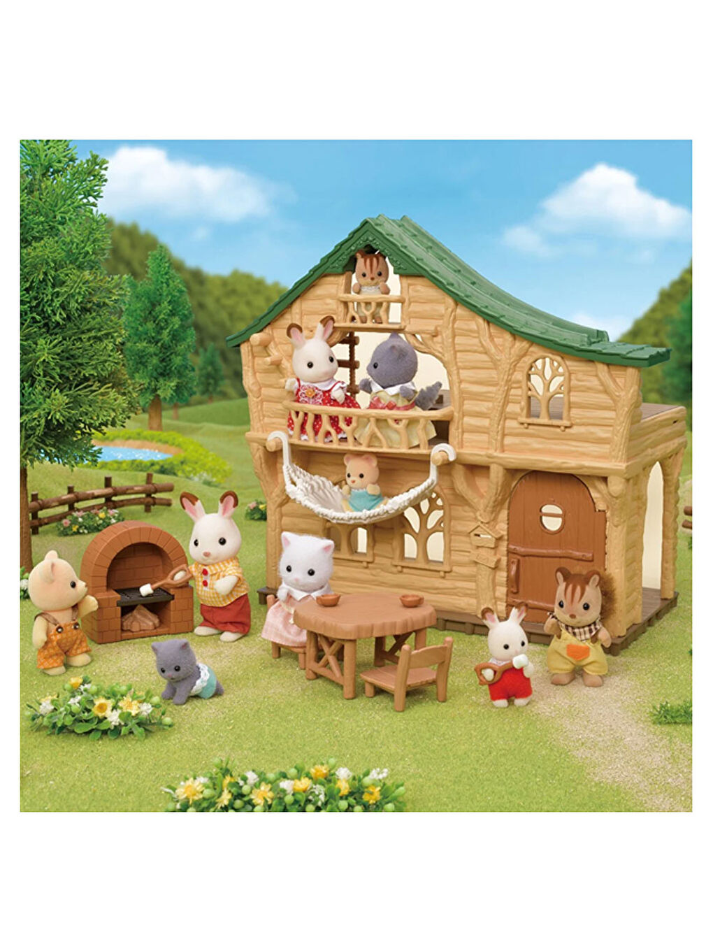 Sylvanian Families Renksiz Göl Kenarı Kulübesi 5451 - 4