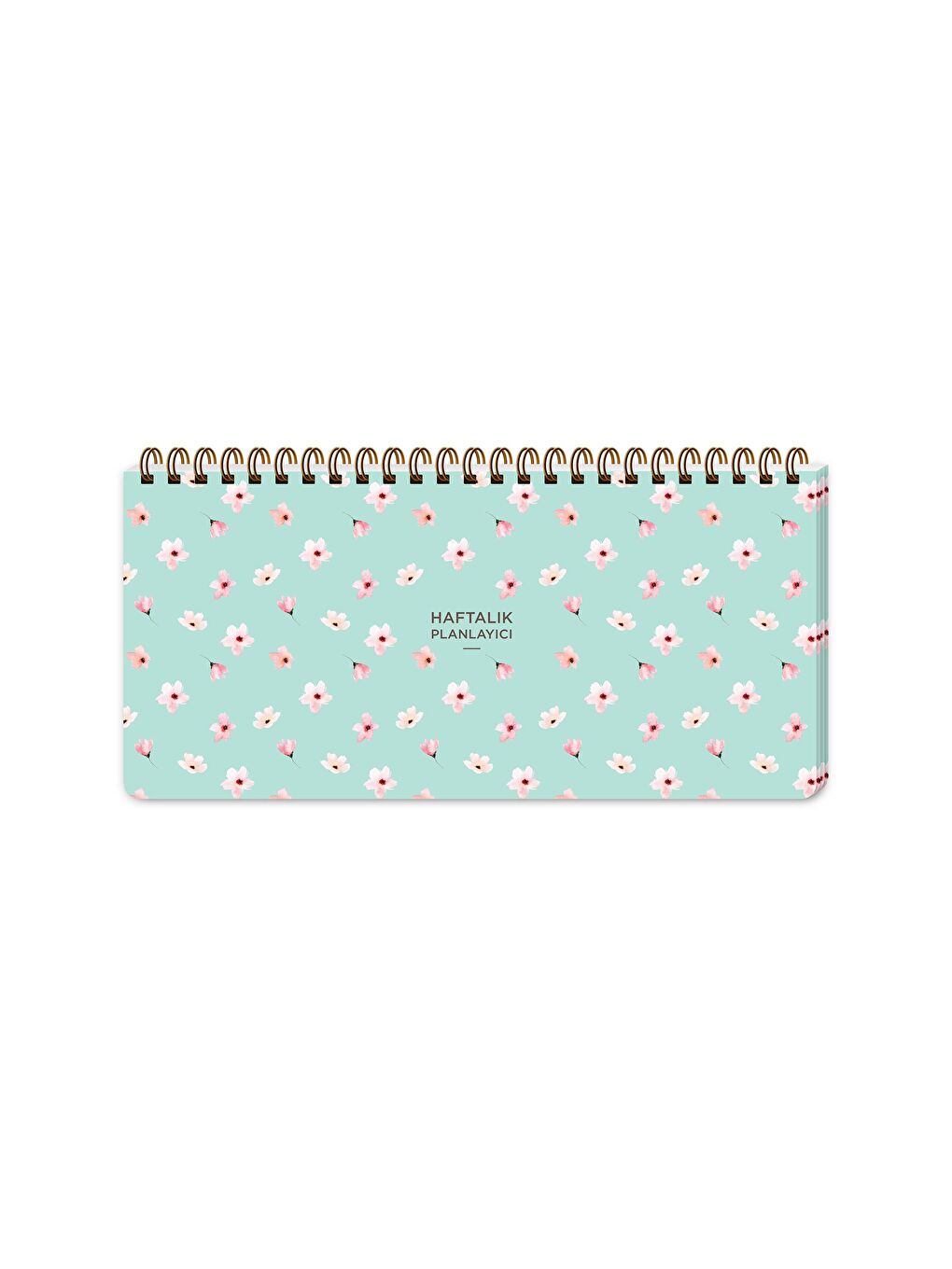 Keskin Color Yeşil 13x27 Haftalık Planner - Su Yeşili