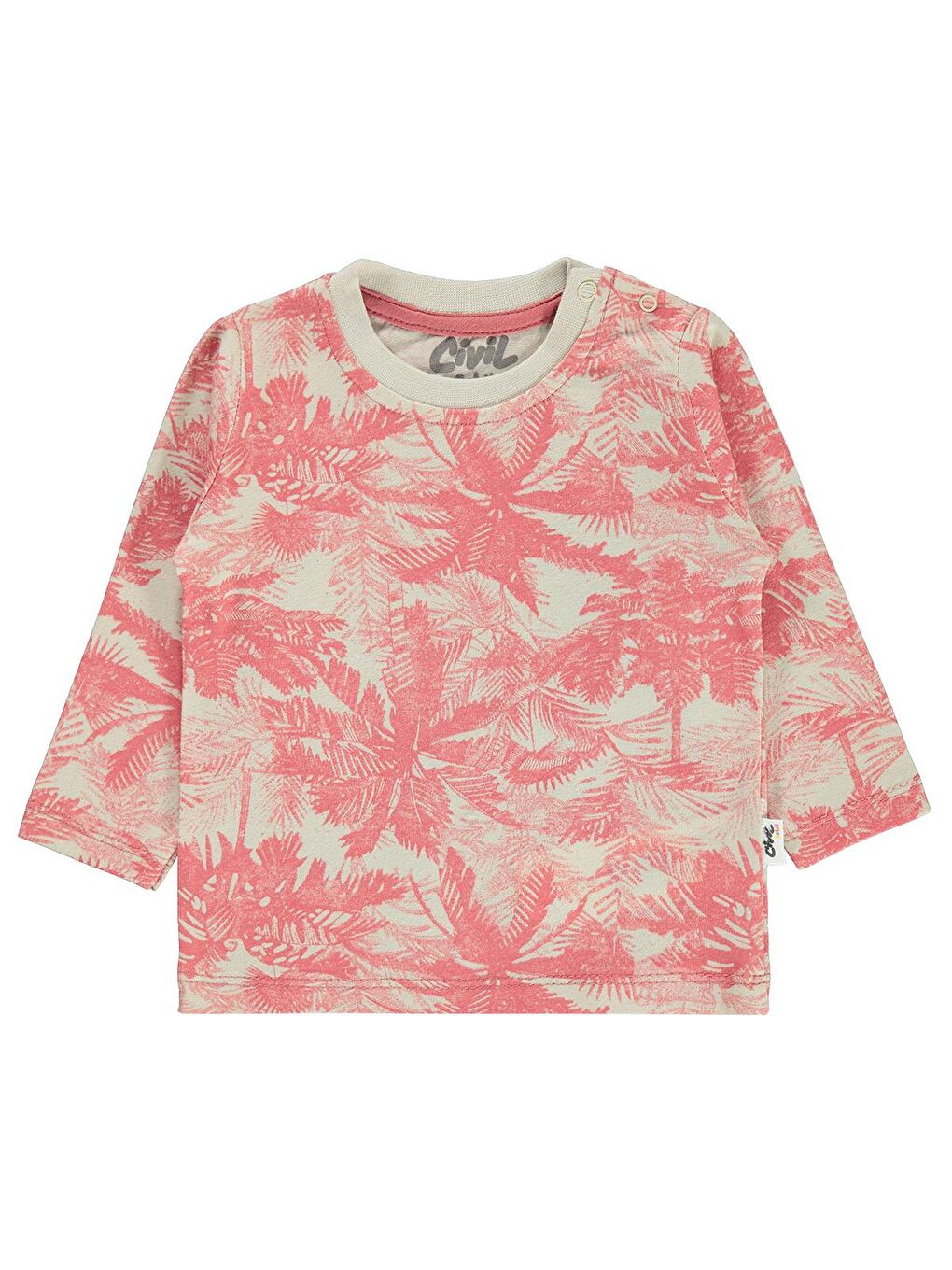 Kahverengi Baby Erkek Bebek Sweatshirt 6-18 Ay Kiremit