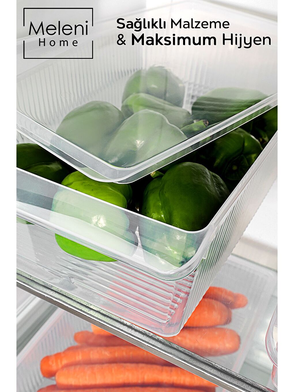 Renksiz 4 Adet Kapaklı Saklama Kabı 6 Litre-4