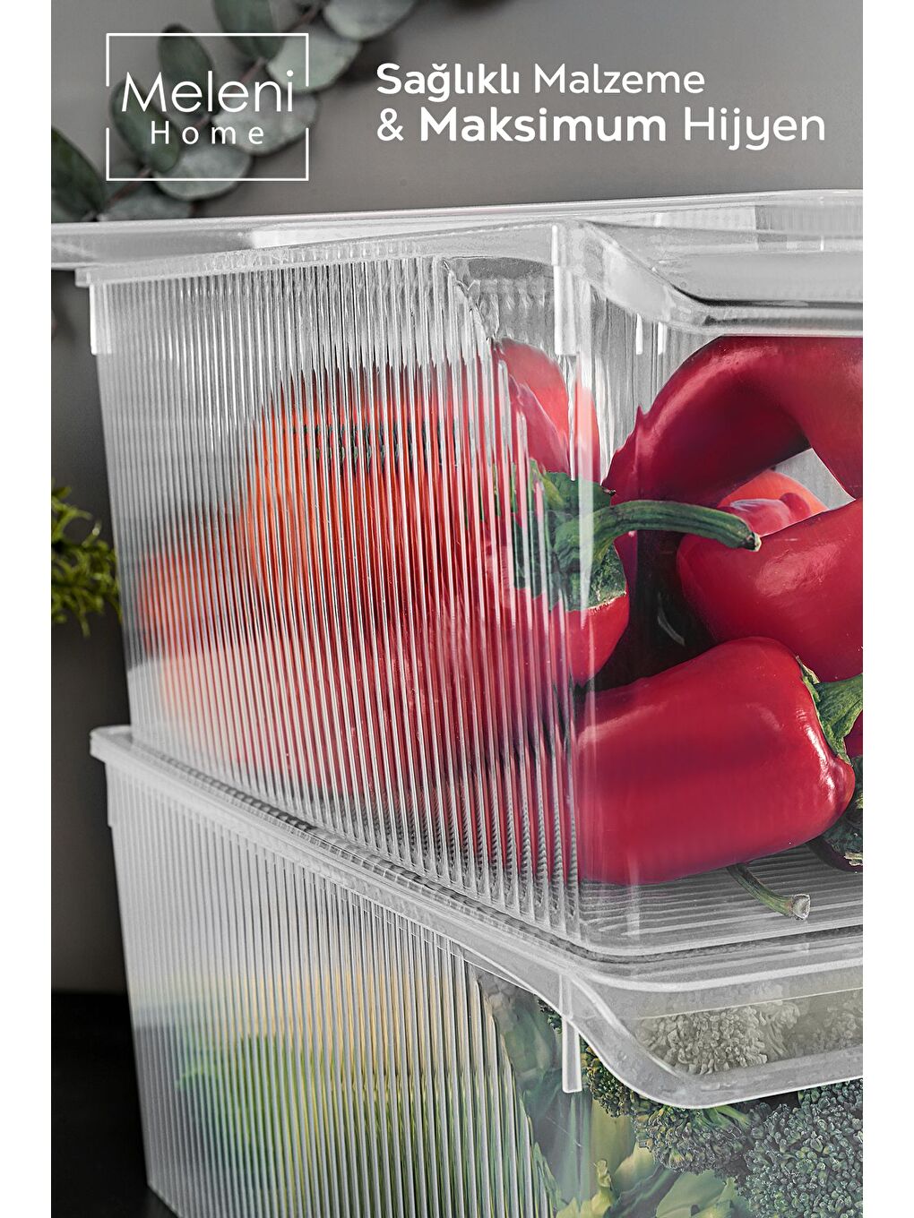 Renksiz 5 Adet Kapaklı Saklama Kabı 8 Litre-4