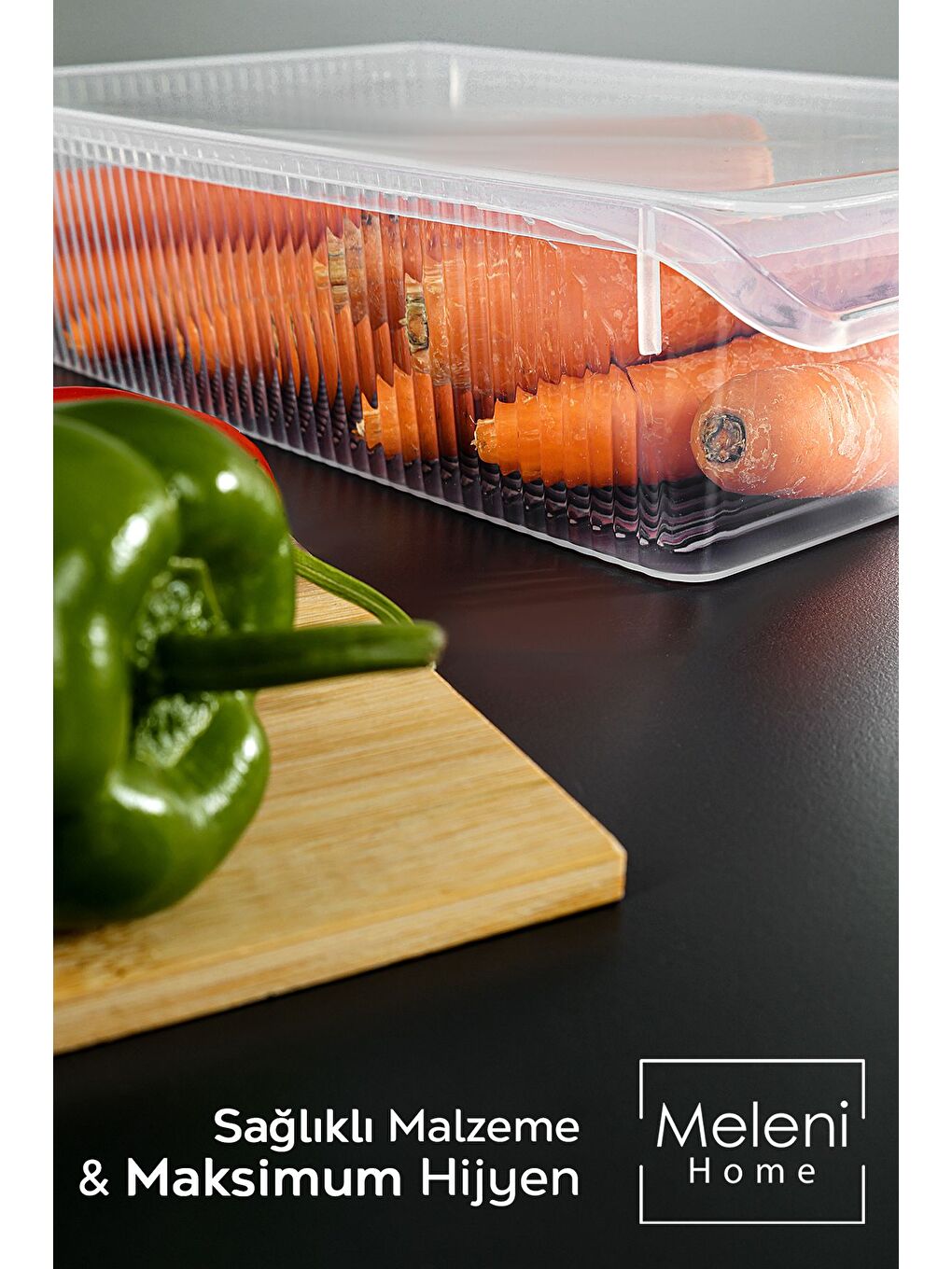 Renksiz 6 Adet Kapaklı Saklama Kabı 4 Litre-5