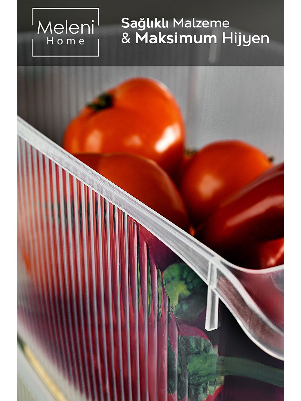 Renksiz 5 Adet Dolap İçi Buzdolabı Düzenleyici Organizer Sepet 8 Litre-6