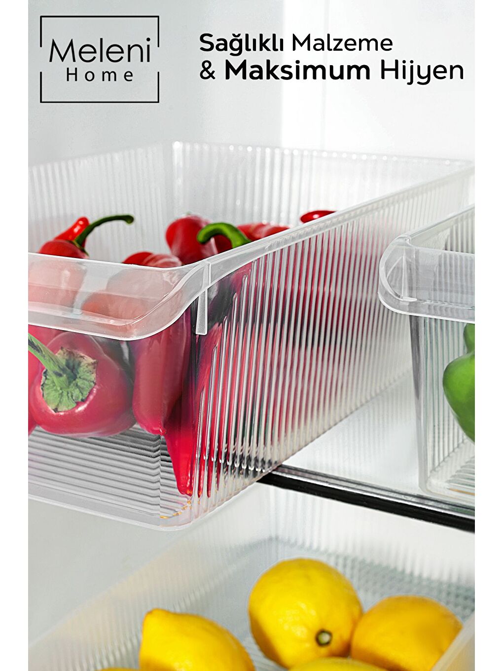 Renksiz 6 Adet Dolap İçi Buzdolabı Düzenleyici 6 Litre-4