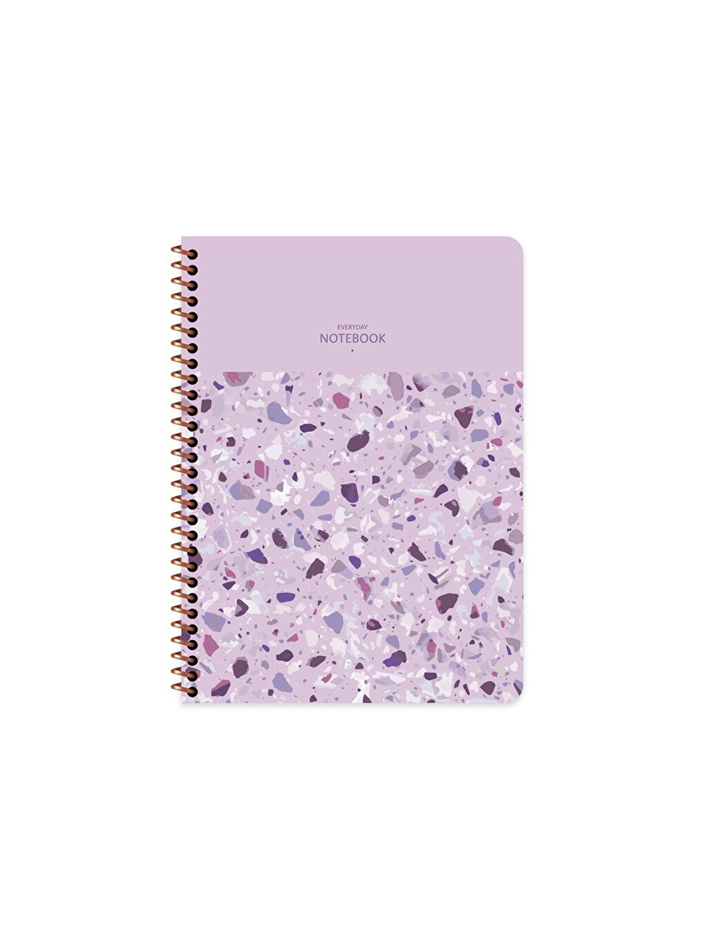 Keskin Color 16.5x22.5 Kareli Defter Terazzo - Lila